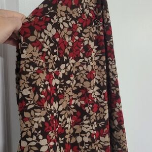 Red, Brown and Beige Halter top NY and Co. Large